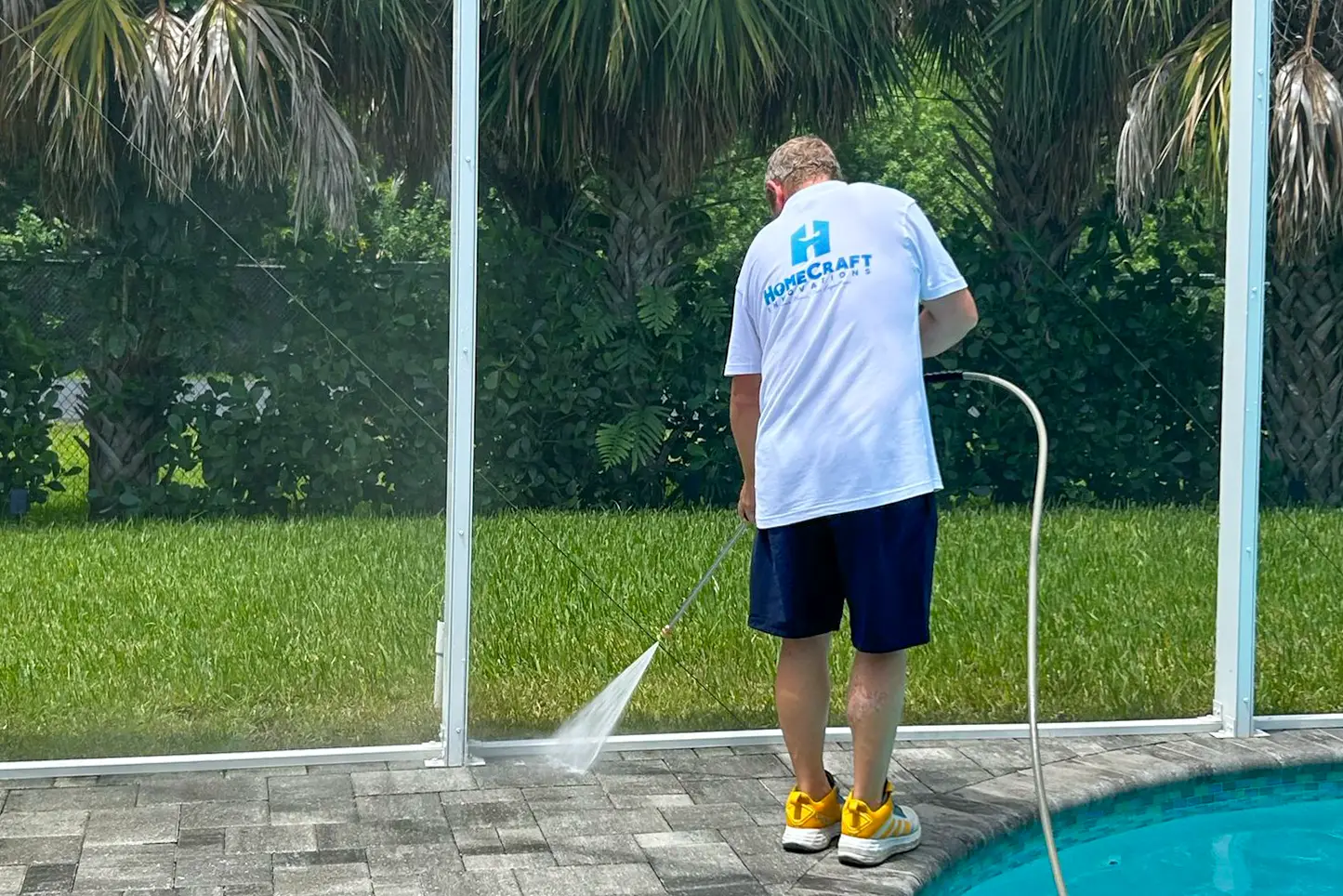 This Exterior was cleaned